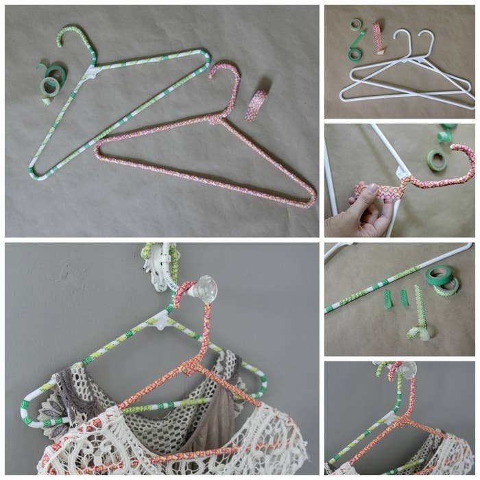 Hangers in Lilac - adult metal clothes hangers