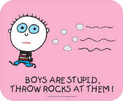 We don't hate men. Did you know men are feminists, too? Geez.