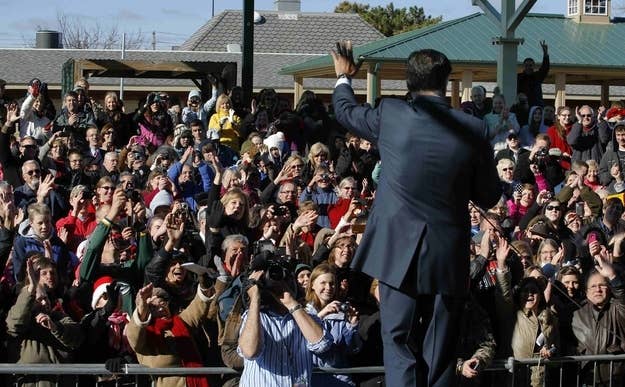 Romney Gives Supporters A Taste Of Victory