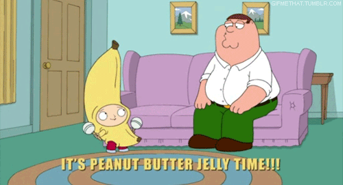 Yeah, that's right. It's NATIONAL PEANUT BUTTER AND JELLY DAY.