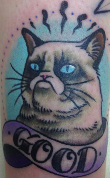 16 Outstanding Grumpy Cat Tattoos 5112
