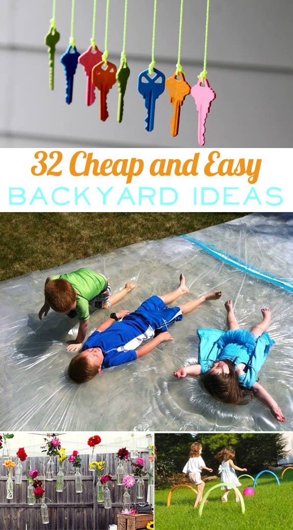 32 Cheap And Easy Backyard Ideas That Are Borderline Genius