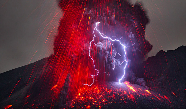 The Wonders Of Nature: See the terrifying but beautiful photos of lightning in the middle of an erupting volcano and more. http://www.lush-fab-glam.com/2013/04/spotlight-on-photography-wonders-of.html