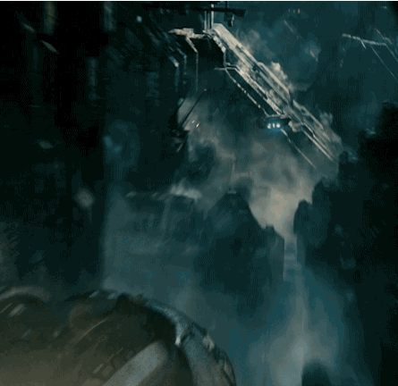 A Klingon Bird of Prey in Star Trek Into Darkness