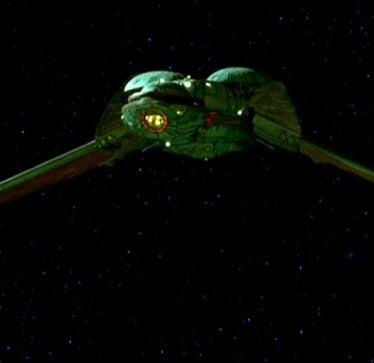 A Klingon Bird of Prey from the original Trek movies
