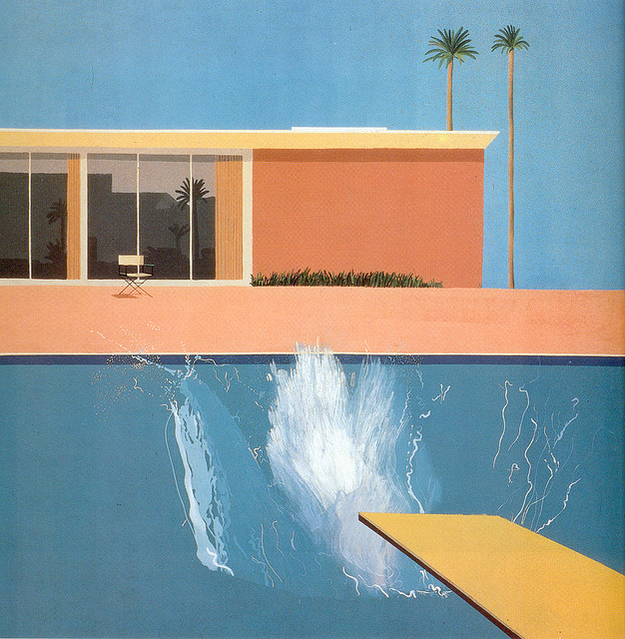 David Hockney is a son of Bradford and is known for such works as the above A Bigger Splash. After a spell in LA, he could not resist the glamorous pull of Yorkshire and now spends much time in Bridlington.