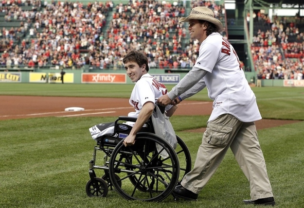 Boston Marathon bombing survivor Jeff Bauman.