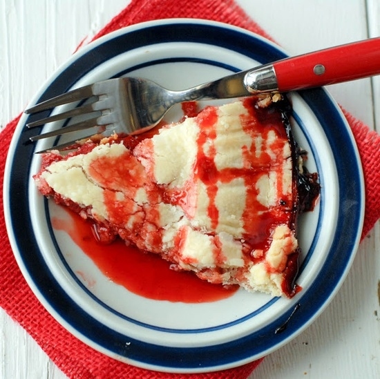 Just look at that puddle of strawberry on the plate. Just look. Recipe here.