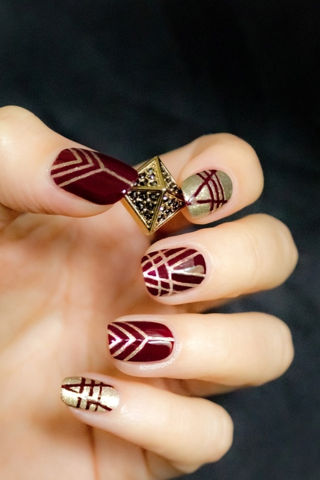 Half Moon Manicure: How to Do the Vintage Nail Style at Home • The Dapper  Dahlia