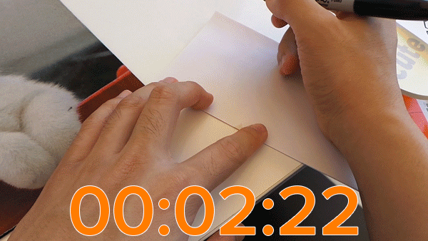 During your doodle break, you created a whopping .0004 pounds of new skin.