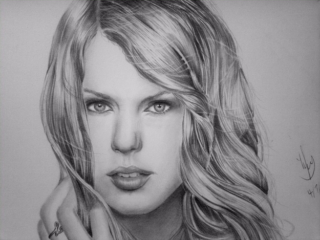 25 Amazing Taylor Swift Drawings