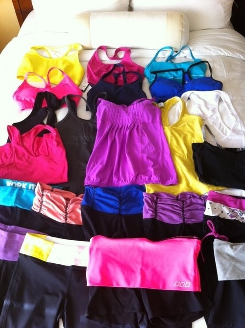 You can hide your baggy T-shirts and sweats under the bed.