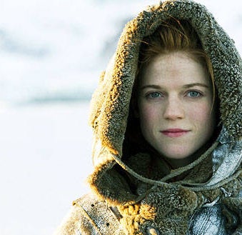As Ygritte on Game of Thrones