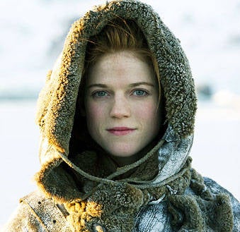 As Ygritte on Game of Thrones