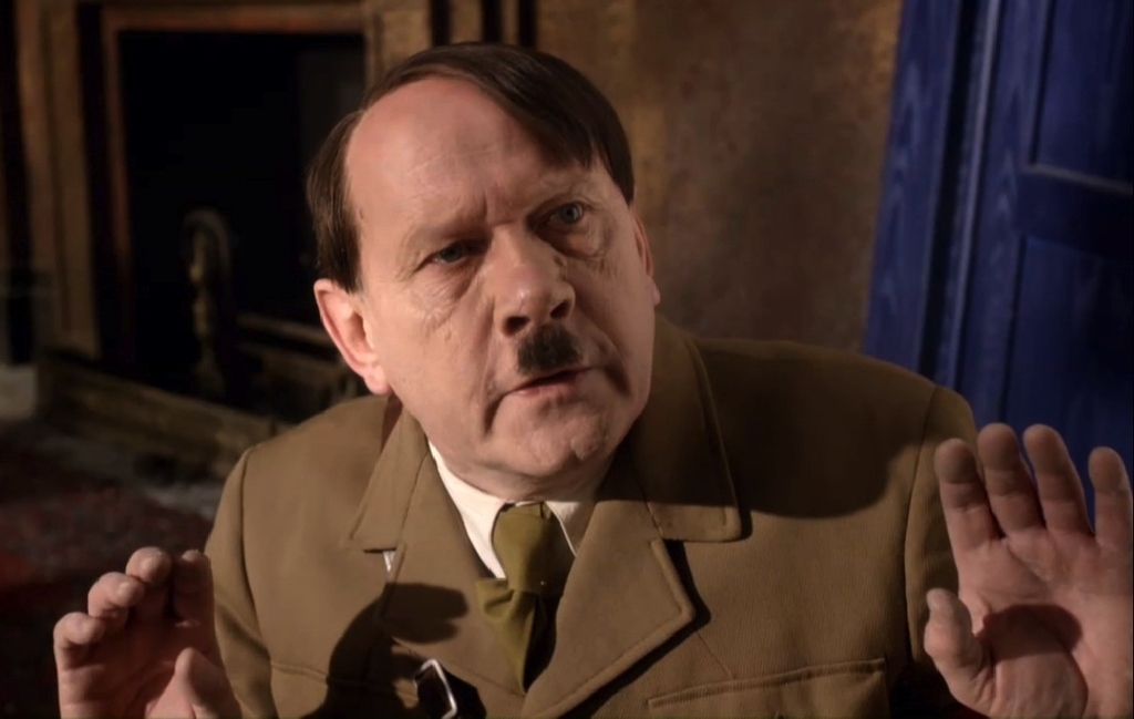 In the 2011 story "Let's Kill Hitler", all they get to do was lock him in a cupboard!