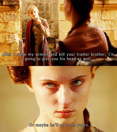 And a fruit basket for Sansa!