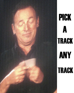 Bruce has recorded over 250 tracks and he and the E Street will perform any one of them upon request at his gigs*. That's serious concert tekkers.*That's if you're one of the lucky few to get picked by the anointed one.
