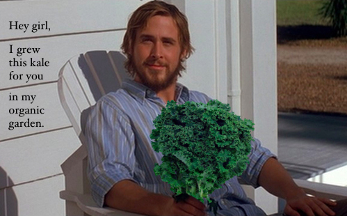 Most importantly, look how much Ryan Gosling loves Kale