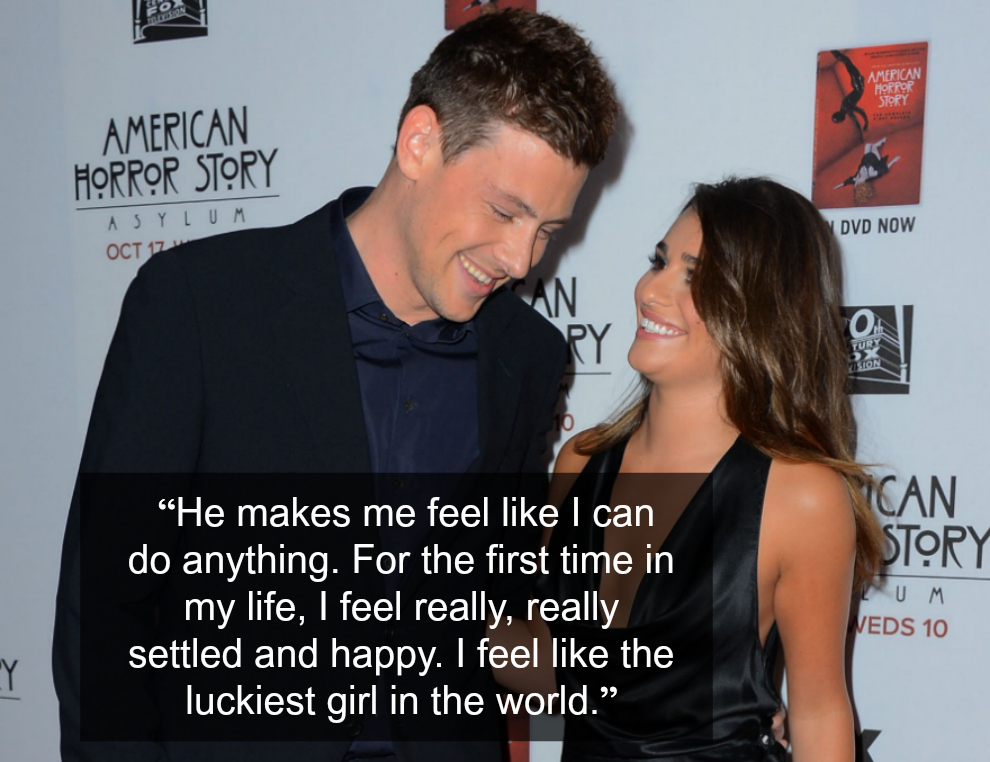 A Timeline Of Cory Monteith And Lea Michele s Relationship