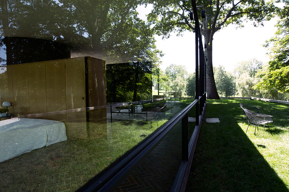 Johnson, along with Whitney and their landscapers, trimmed branches to open up space for the eye to see through.