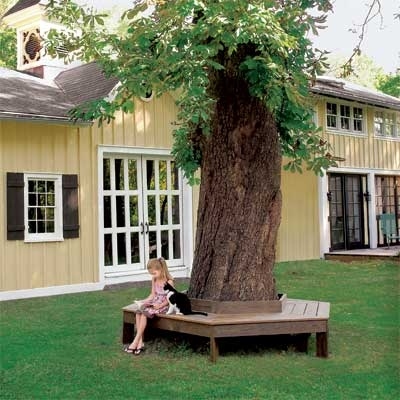 This comfy, stay-cool spot has room for the entire family and practically looks like it's a part of the tree itself. Put your bench together, and you'll enjoy lounging on it with a favorite book all summer long.
