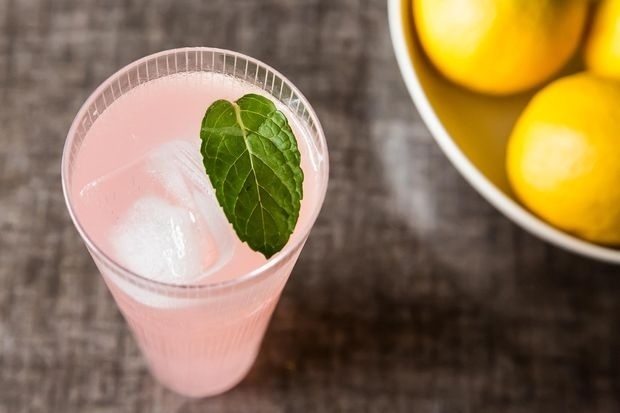 Rhubarb is often paired with strawberries, but it's tartness does wonders to lemonade. Find the recipe here.