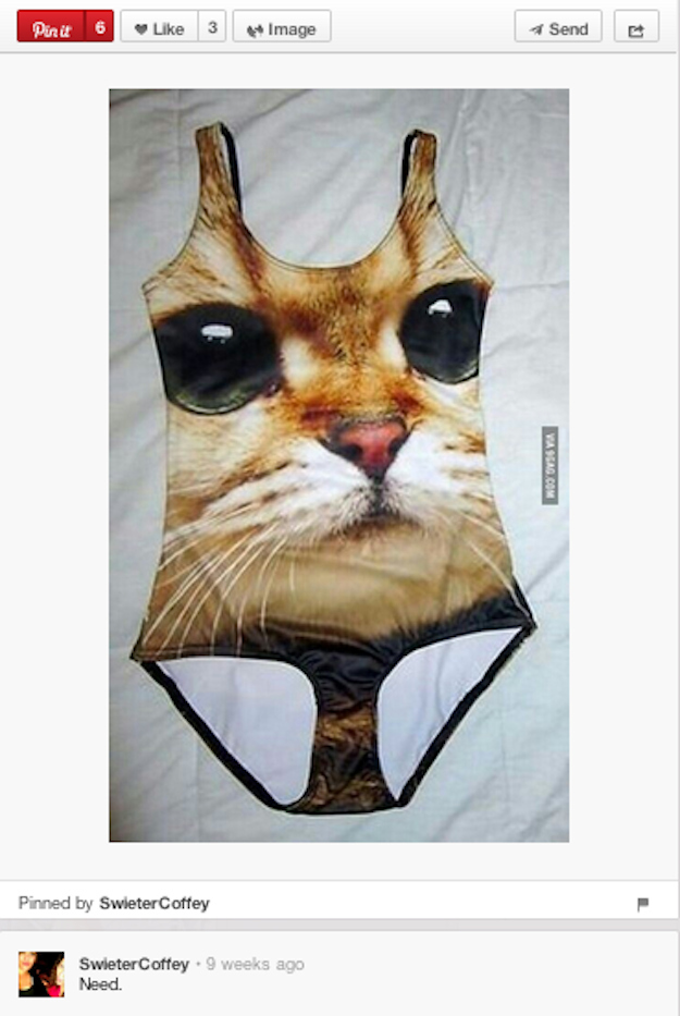 Life is too short not to have a cat's face on your body.