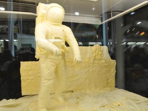 One small step for man, one giant leap for butter sculpting.