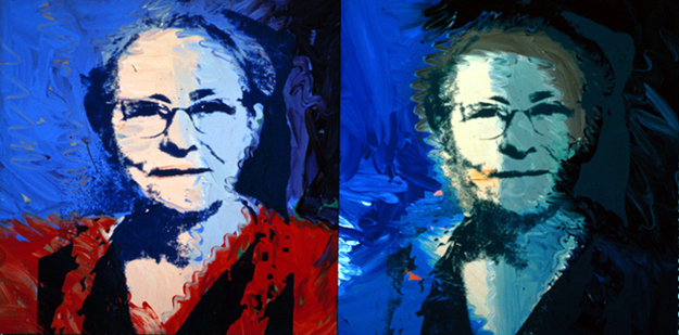 Andy Warhol, Julia Warhola, 1974, silkscreen ink and synthetic polymer paint on canvas, 40 x 40 in., from the collection of The Andy Warhol Museum, © AWF