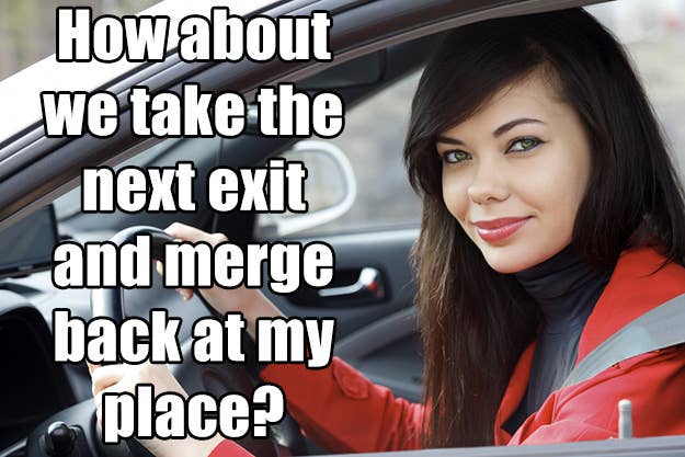 12 Pickup Lines That Might Work While Stopped At A Red Light