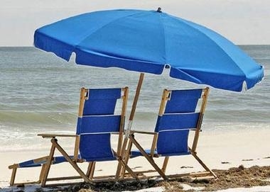 Sure they provide shade. But on a windy day they're the perfect utensil for human kabobs.