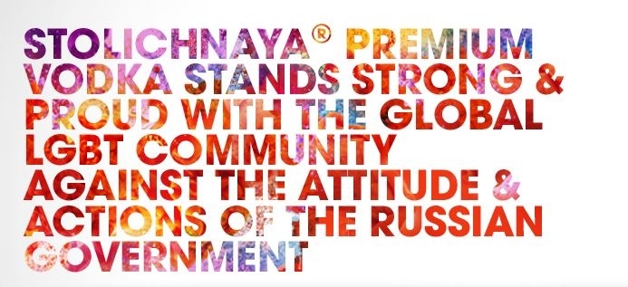 Stoli's CEO, Val Madeleev, wrote that Stoli fully supports the anger of the LGBT community in response to Russia's anti-gay laws. The letter also pointed out that Stoli is not actually made in Russia, is not owned or supported by the Russian government, but is made with some Russian ingredients.