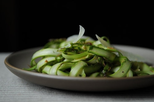 The delicate, almost woody flavor of fresh asparagus sometimes gets lost in cooking — this salad shows off its natural virtues. Get the recipe at Food52.