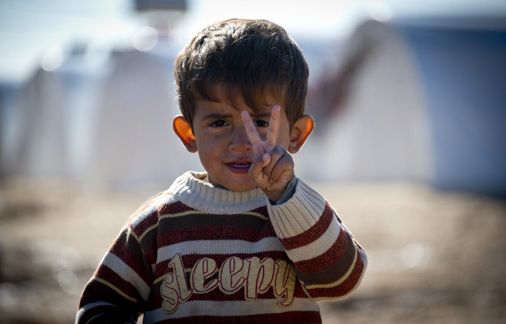 Text "REFUGEES" to 50555 to give $10 to USA for UNHCR, an organization that supports the UN Refugee Agency's humanitarian work to protect and assist refugees around the world who have been forced to flee their homes due to war and persecution.