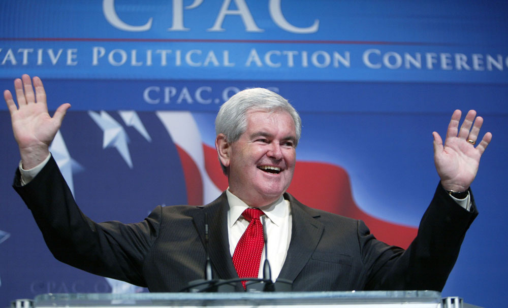Gingrich is currently on his third wife. He left his first wife for his second wife after 19 years while the first wife, who had supported him through graduate school and raised his two daughters, was in the hospital suffering from uterine cancer. He supposedly refused to pay child support or alimony payments to his first wife to the point where the local Baptist church had to take up a collection to help support his family. Then Newt’s second wife, his first jumpoff, was diagnosed with multiple sclerosis about 18 years after he married her. He left her eight months later.