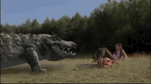 Lake Placid 3, just like the other two Lake Placid installments, with horrible CGI on top.