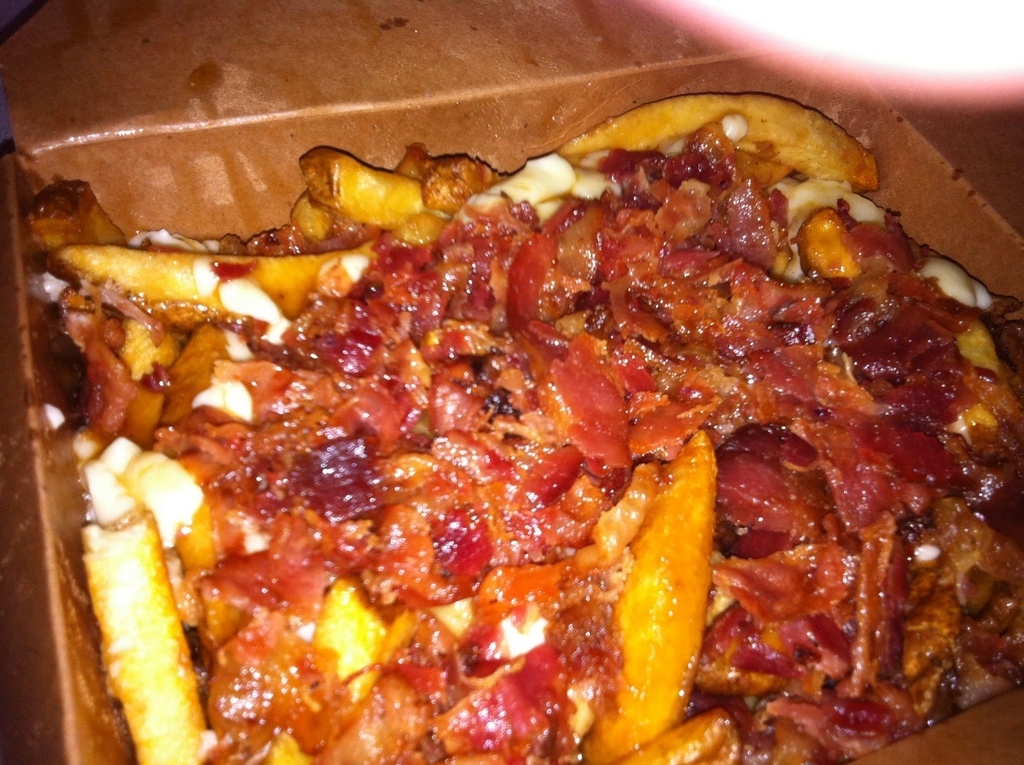 The aptly named Bacon Poutine.