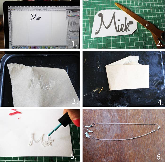 How To Make Your Very Own Name Necklace