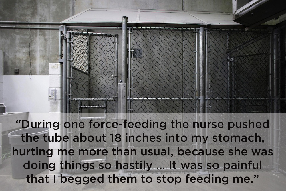 Photo: A holding pen used to transfer prisoners.Excerpt via The New York Times.