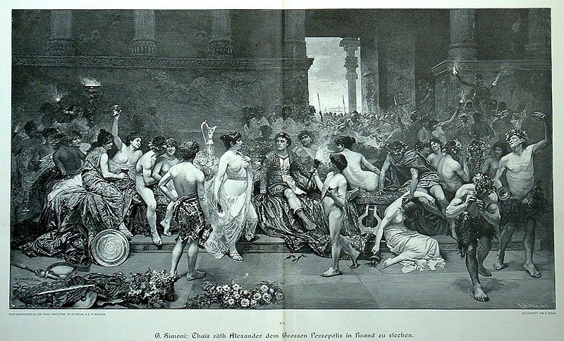 When Alexander the Great finally conquered Persepolis, the unattainable crown jewel, he naturally threw an orgy-rific party. One thing led to another, and he ended up burning the city down in the name of Greece, per the suggestion of a random girl he was talking to. Man oh man was he embarrassed when he woke up the next day.
