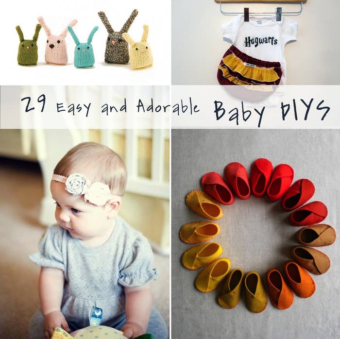 do it yourself baby items
