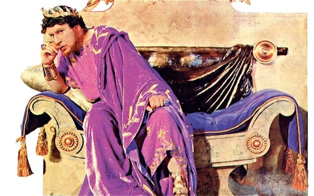 Purple clothing was a status symbol and reserved only for emperors or senators. To achieve the color, a dye was made from murex seashells. It was treason for anyone other than the emperor to dress completely in purple.