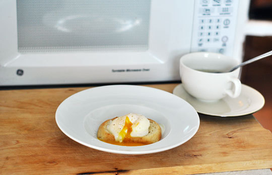 Microwave-Poached Egg on Toast