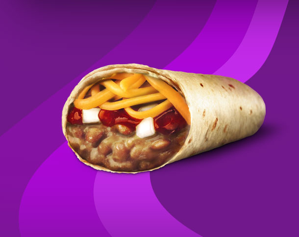 One of the cheaper menu items at Taco Bell. The Bean Burrito costs just $1.99 but packs a punch with 370 calories.