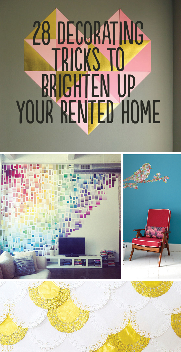 28 Decorating  Tricks To Brighten Up Your Rented  Home 