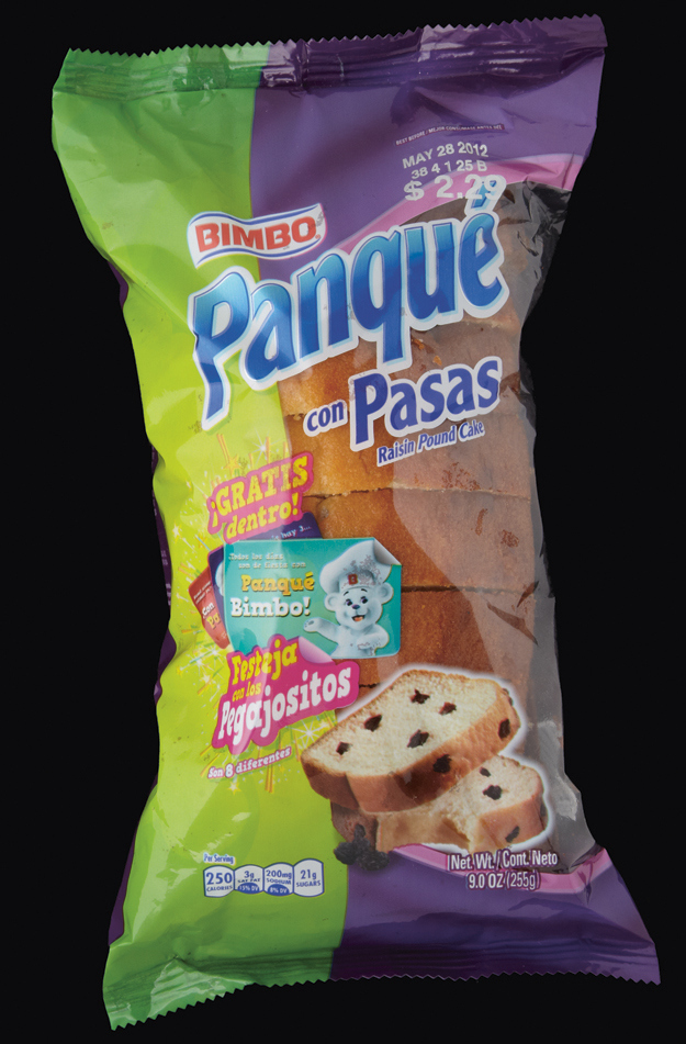 Raisin pound cake.