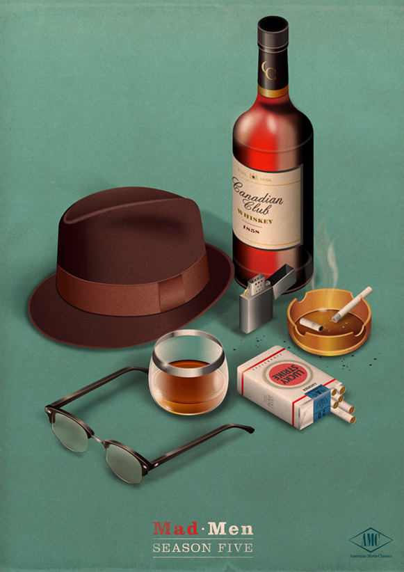 South African collective Radio created these amazing pieces for AMC. Here are the basics of Mad Men.