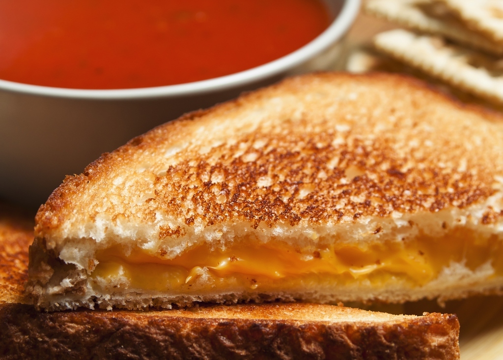 Perfect for any occasion, Grilled Cheese and Tomato soup can make you feel better whether you're sick, sad, hungover, or just plain starving.