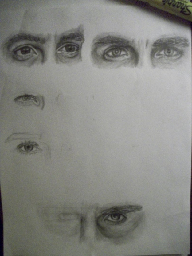 This is mine. This isn't amazing at all (just to let you know) but just wanted to show you guys mine.Link: http://miamary123456.deviantart.com/art/Eye-Practice-13-Year-Old-s-Continued-368672985Check me out! Username: miamary123456THANKS!