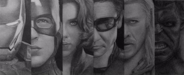 Wow! GORGEOUS! Link: http://frompencil2paper.deviantart.com/art/The-Avengers-319797241